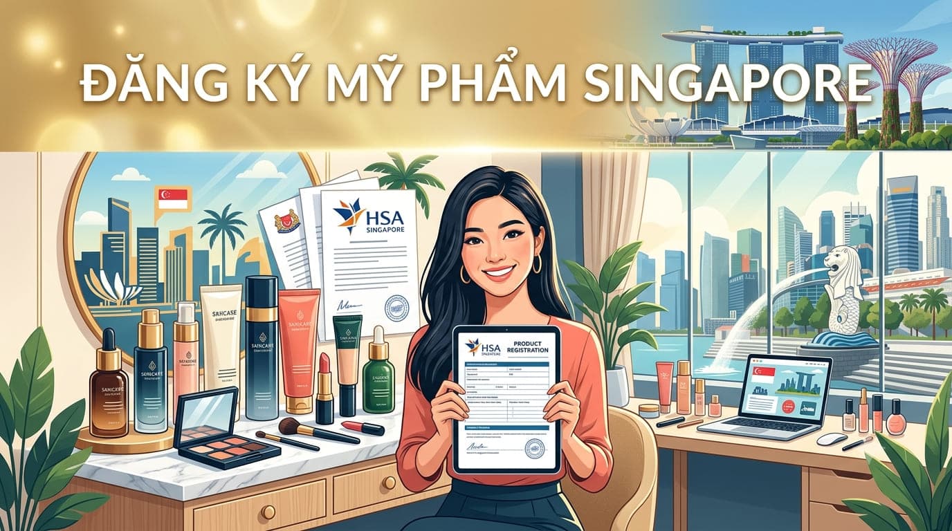 Đăng Ký Mỹ Phẩm Singapore 2026: Hướng Dẫn Toàn Diện