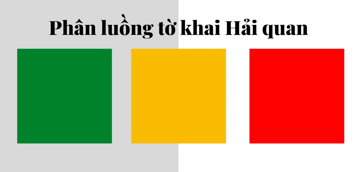 Luồng xanh là như thế nào trong khai báo hải quan?